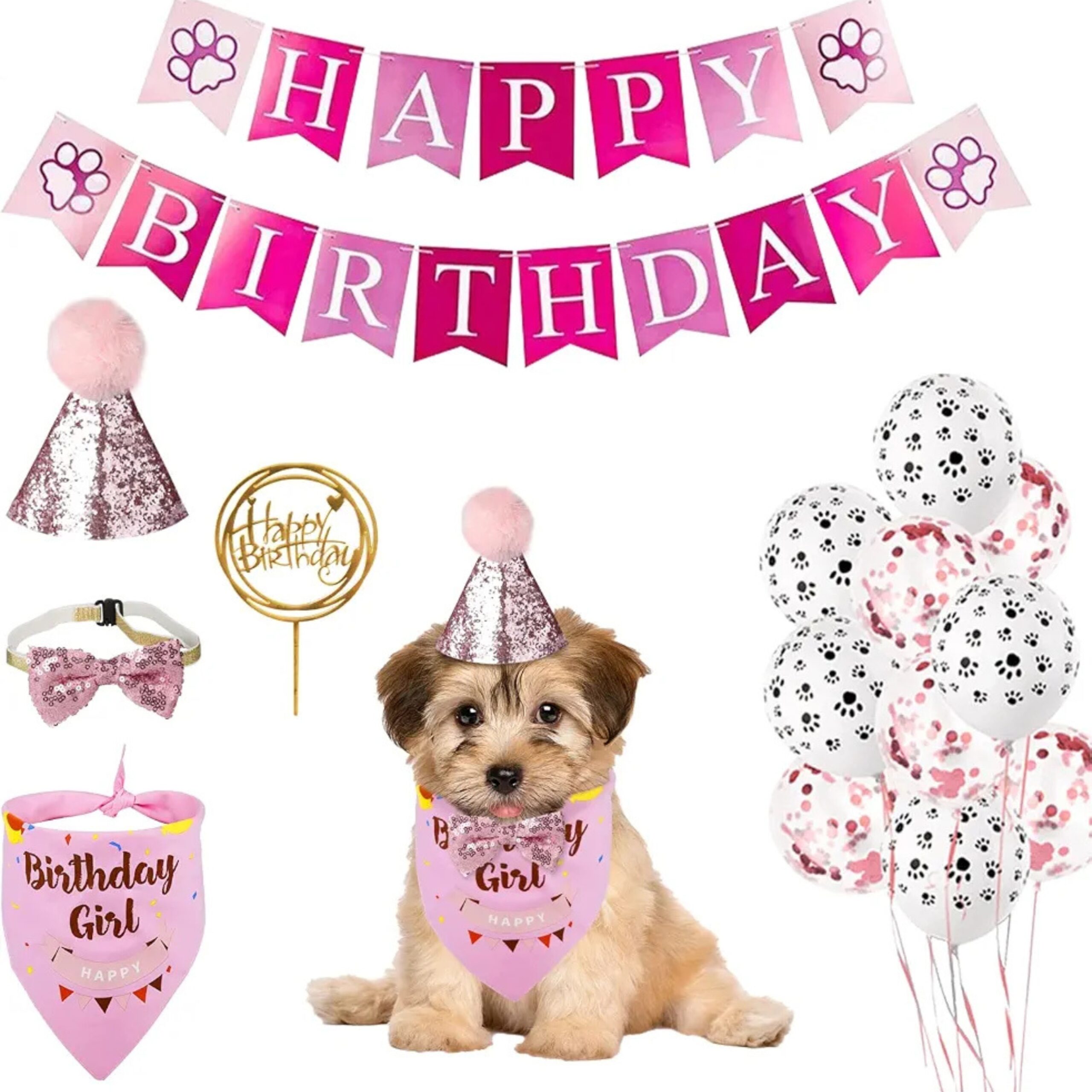 Dog Birthday Party Decoration And Accessory Kit - Image 7